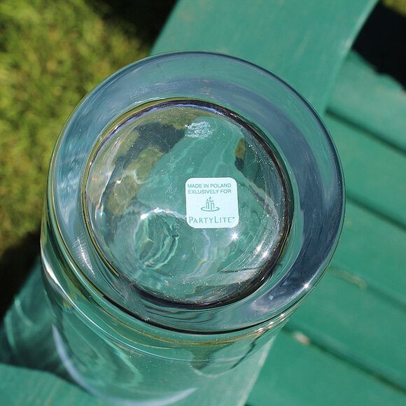 PartyLite Votive Holder β Fillable Glass Column β Holiday Decor β P8869T β 11.5" - Picture 4 of 9